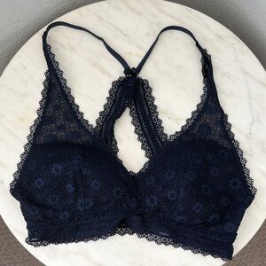 Victoria's Secret Midnight Blue Lace Bralette